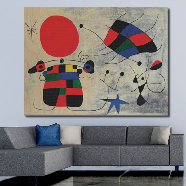 Πίνακες σε Κόντρα Πλακέ Θαλάσσης- Joan Miro