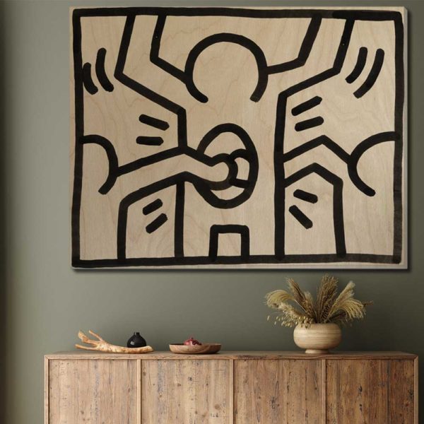 Πίνακες σε Kόντρα Πλακέ Θαλάσσης - Keith Haring