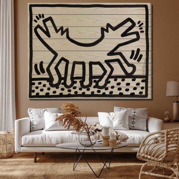 Πίνακες σε Ξύλινες Τάβλες - Keith Haring